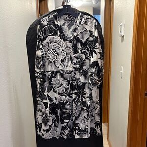 Black & White Floral Dress